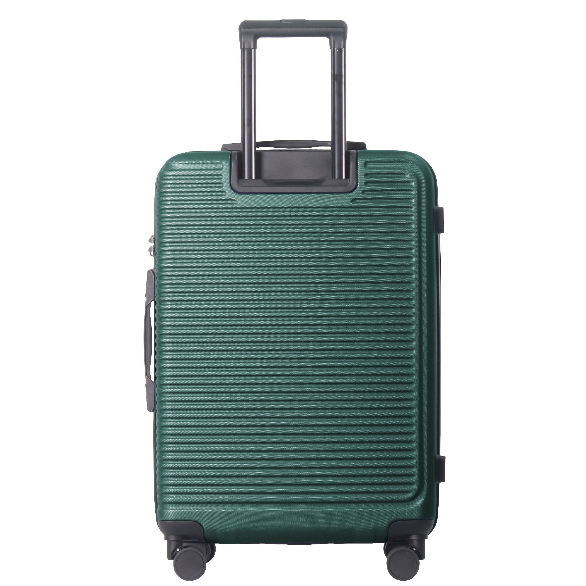 Luggage Sets ABS Hardshell 3pcs Luggage, Lightweight Durable Suitcase Sets Spinner Wheels Suitcase With TSA Lock 20''24''28'' Available(Dark Green)_voghion.com